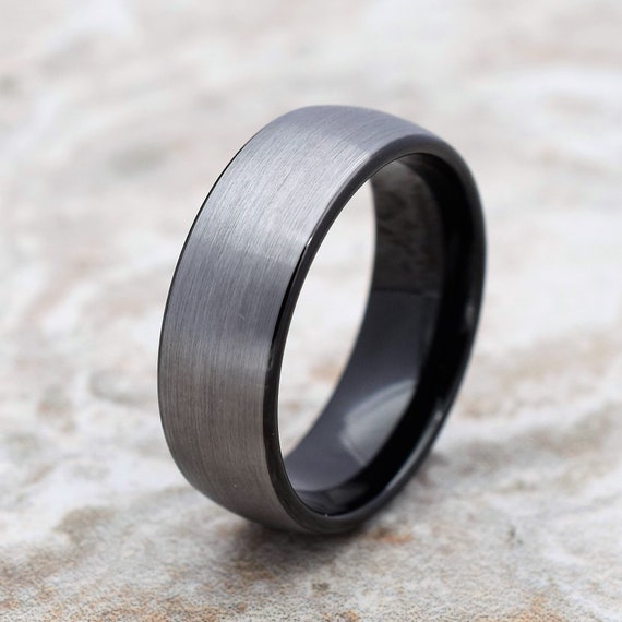 Anillo de tungsteno Banda de bodas de tungsteno para - España