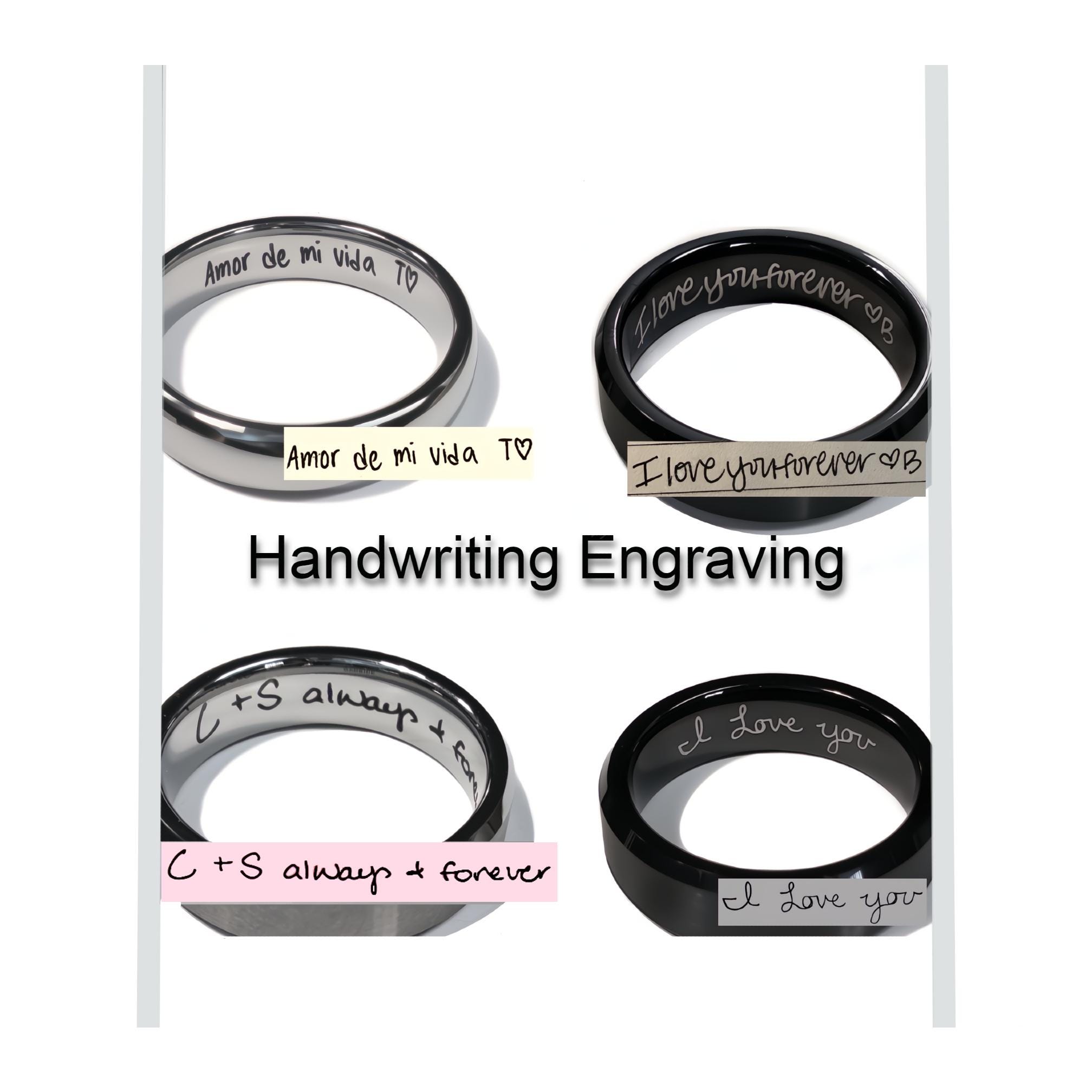 Tungsten Ring, Men's Tungsten Wedding Band, Men's Black Wedding Band, Black Tungsten Ring, Tungsten, Tungsten Band, Personalized Ring