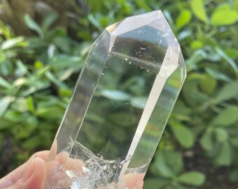 Rock Crystal Point Item 4623 Clear quartz tower high quality crystal
