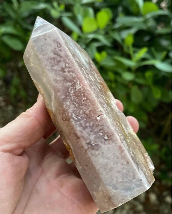 ピンクアメジストタワー アイテム 4807 クォーツ/ドゥルージーピンク