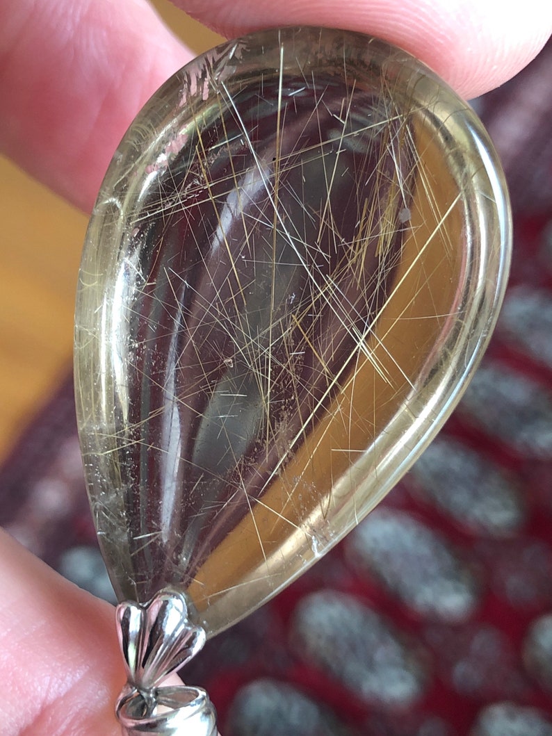 Gold Rutile Item Rp14 Necklaces Jewelry Valresa Com