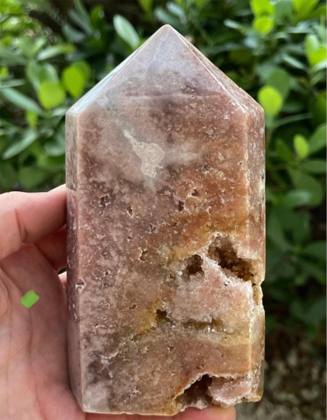 ピンクアメジストタワー アイテム 4807 クォーツ/ドゥルージーピンク