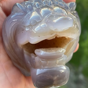 Agate geode Lion Item 3495