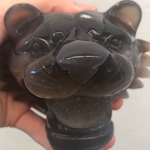 4” Agate Geode Tiger Item 2906