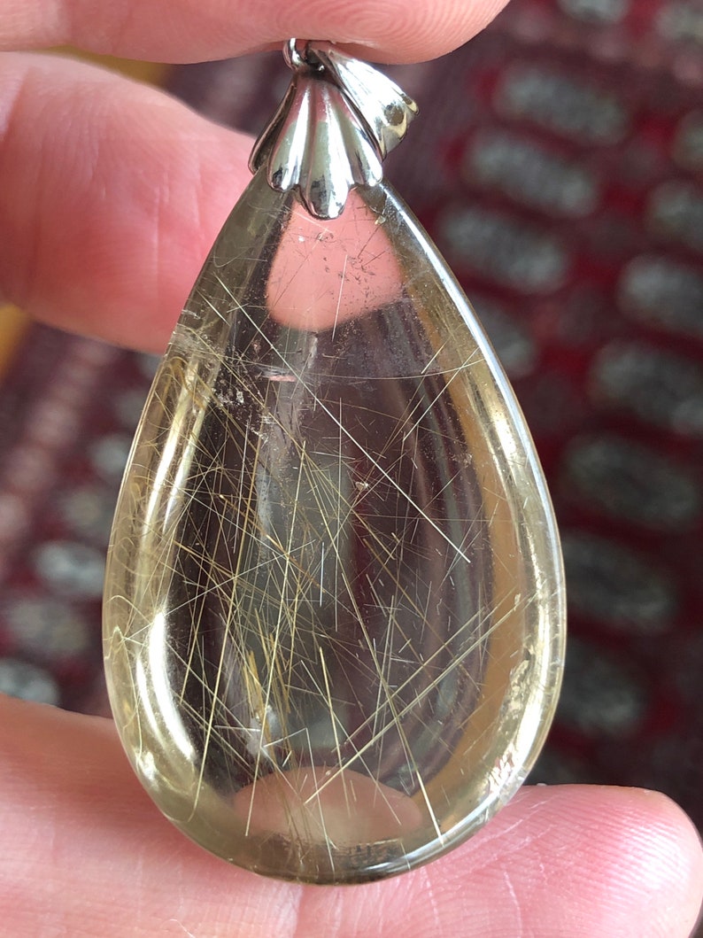 Gold Rutile Item Rp14 Necklaces Jewelry Valresa Com