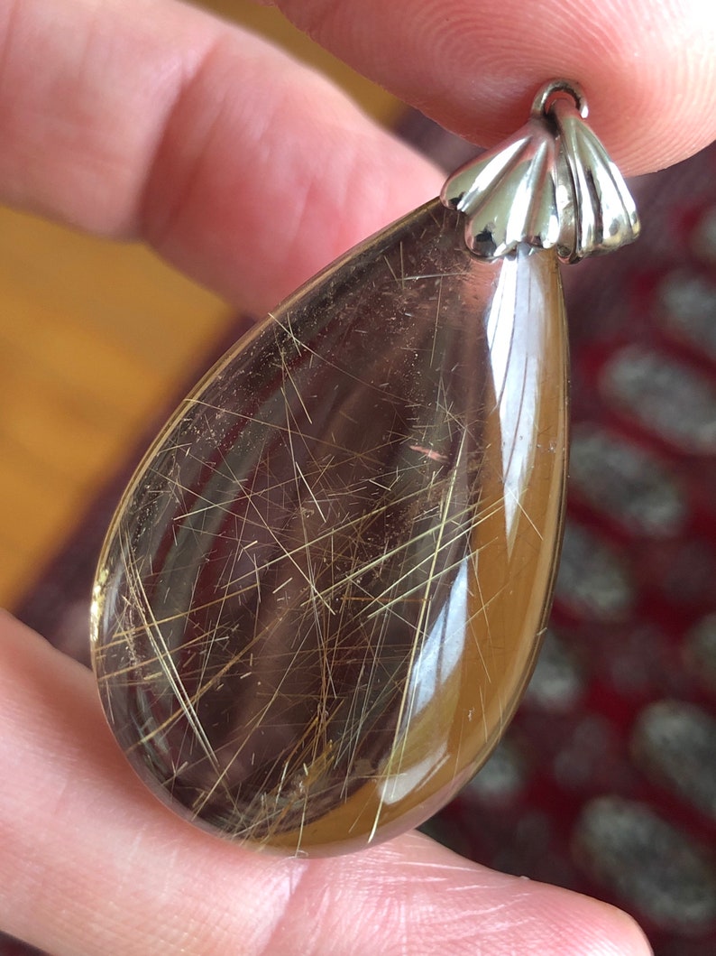 Gold Rutile Item Rp14 Necklaces Jewelry Valresa Com