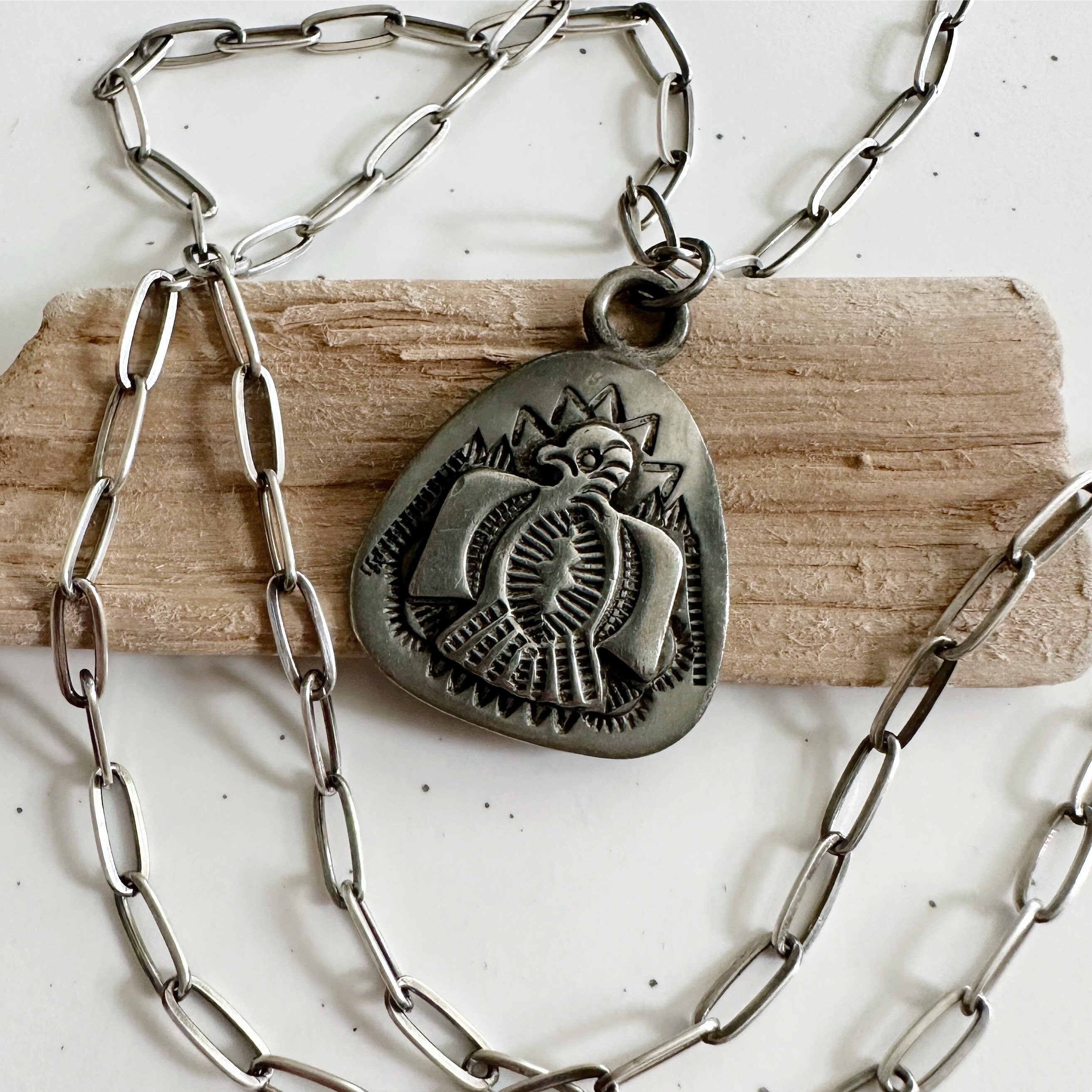 Vintage Fred Harvey Era Navajo Sterling Silver Thunderbird Fob - Etsy