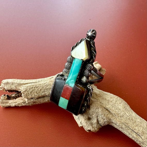 Historical Vintage Zuni John Gordon Leek Turquoise Native American Jewelry Silver Bolo Tie Historical Vintage Zuni John Gordon Leek Turquoise Native American Jewelry Silver Bolo Tie