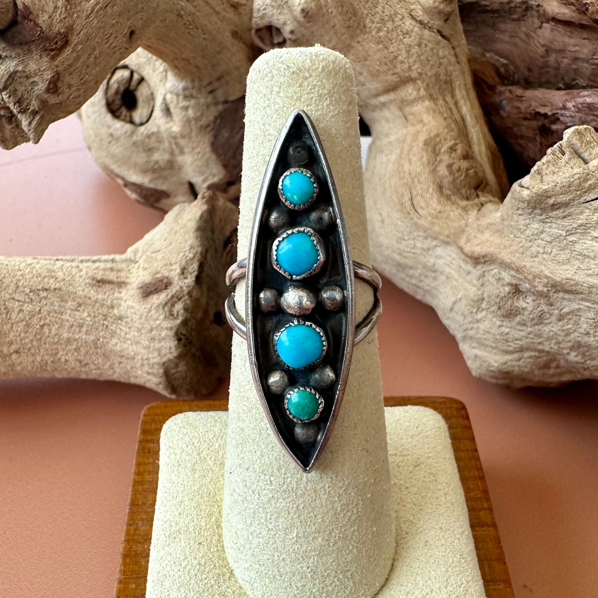 Important Vintage Zuni Spiderweb Turquoise Native American Jewelry Silver Coral Ring Important Vintage Zuni Spiderweb Turquoise Native American Jewelry Silver Coral Ring