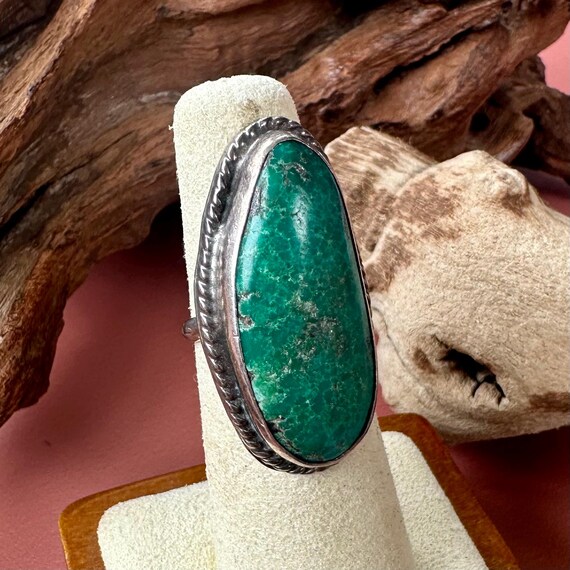 Size 5 1/4 - 5 1/2 >> Vintage Navajo sterling sil… - image 6