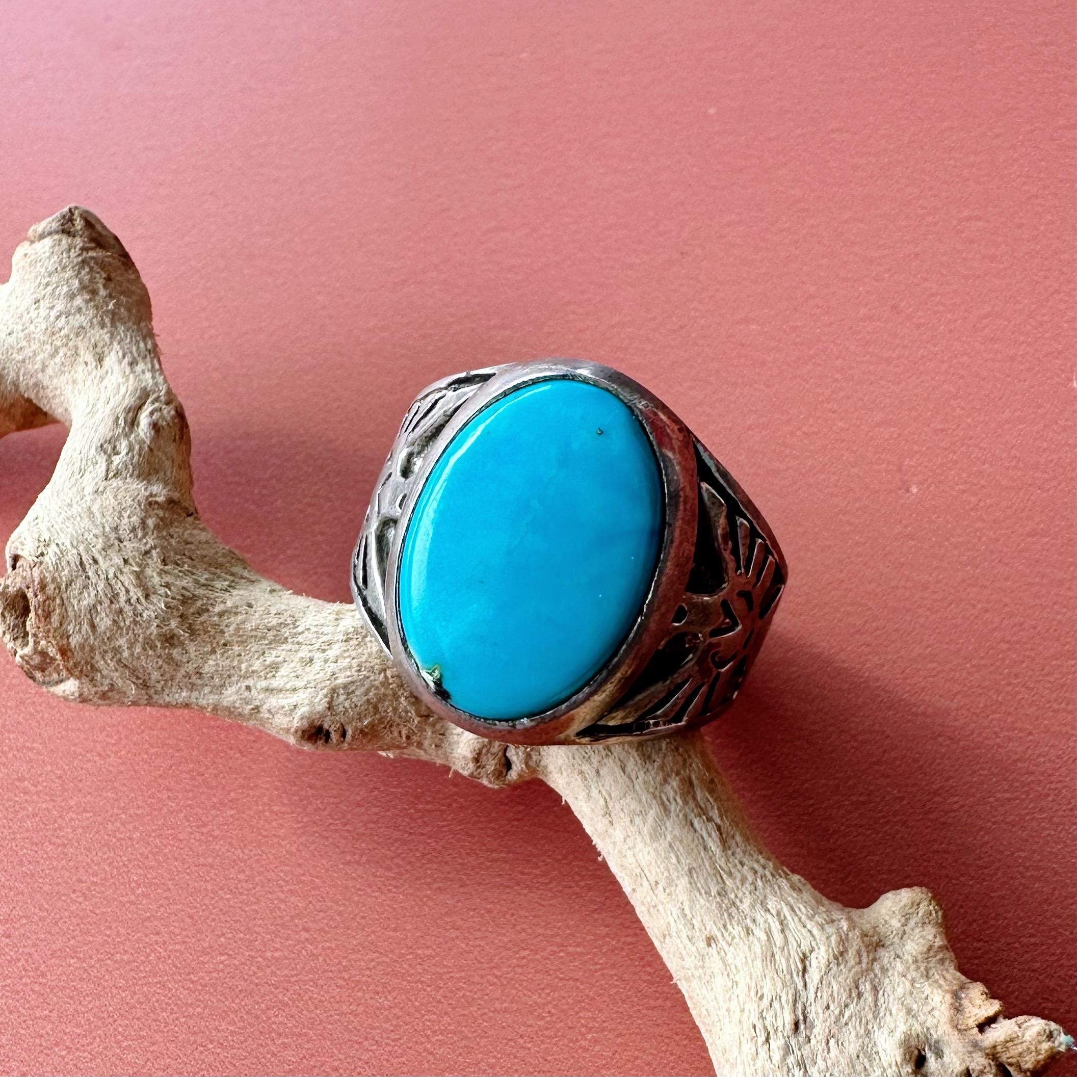FINAL SALE >> Size 12 >> Vintage Navajo Chunky Sterling