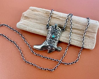 Vintage Fred Harvey Era Native American Sterling Silver and