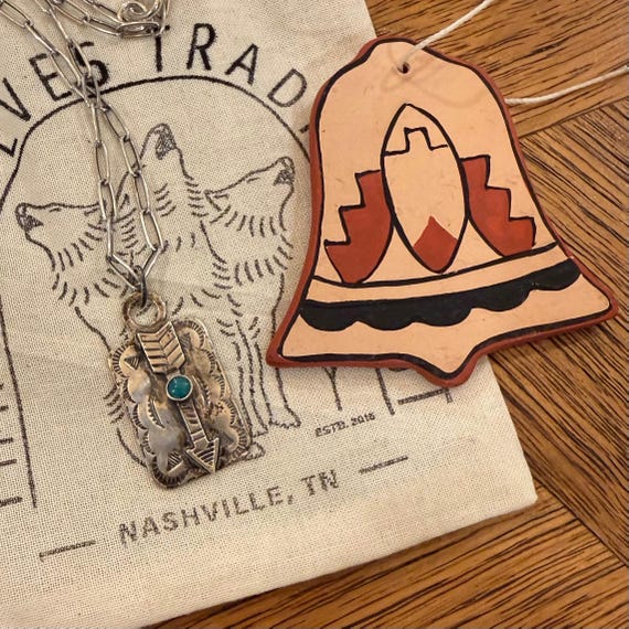 RESERVED for Kari >> Vintage Navajo sterling and … - image 3