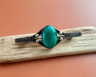 アクセサリー Navajo Vtg Fred Harvey Turquoise Ring Fred Harvey Era Navajo Sterling Silver Turquoise Thunderbird Men's