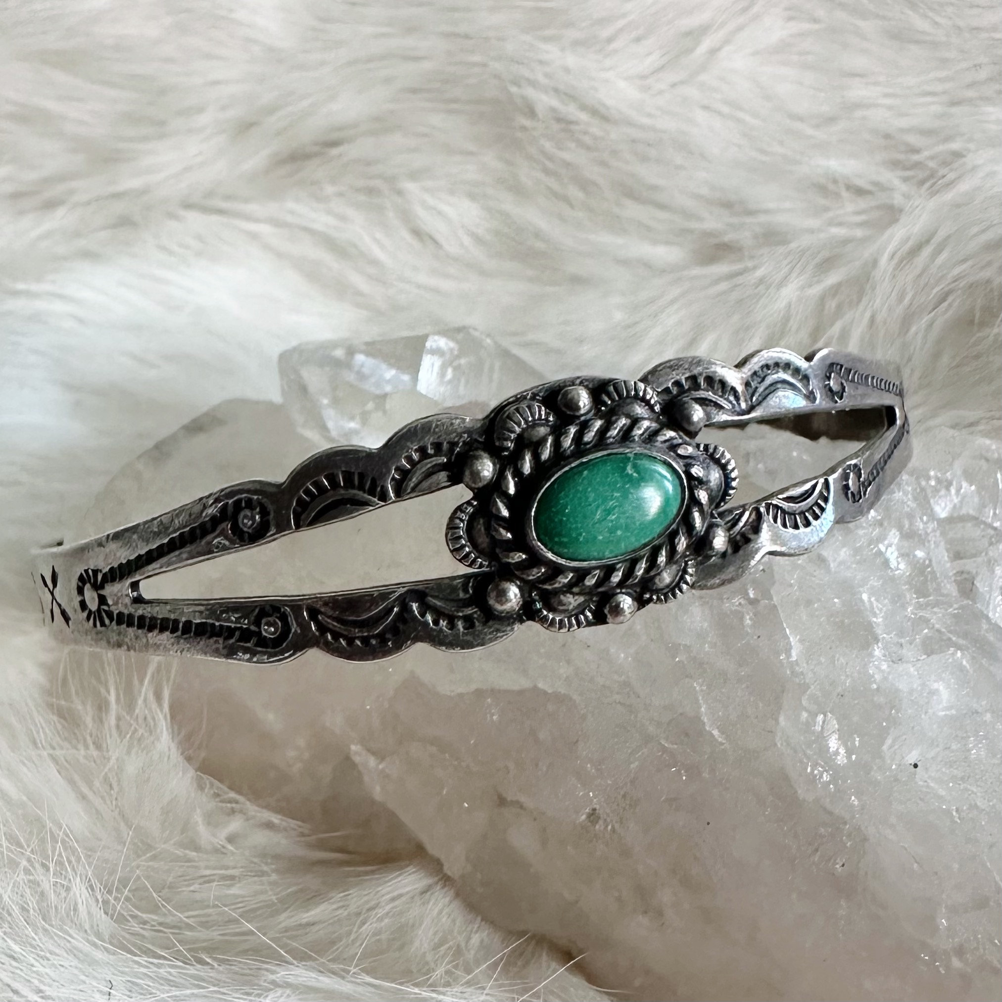 Vintage Fred Harvey SILVER ARROW Bangle Sold at Auction: C. 1900