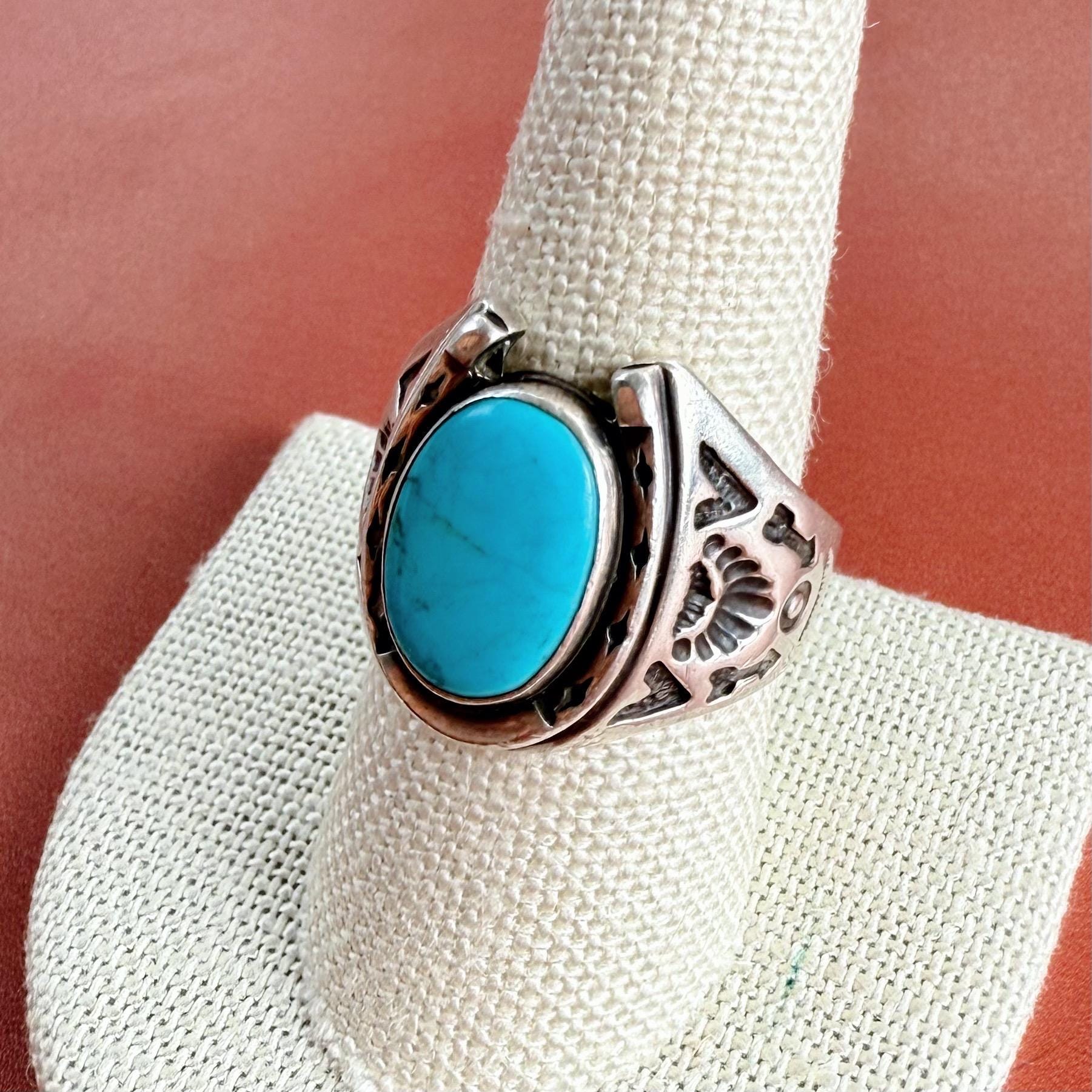 指輪・リング Vintage Fred Harvey Style Ring Fred Harvey Style Ladies Ring - Durango Silver Company