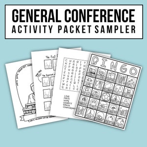 General Conference Activity Packet Sampler