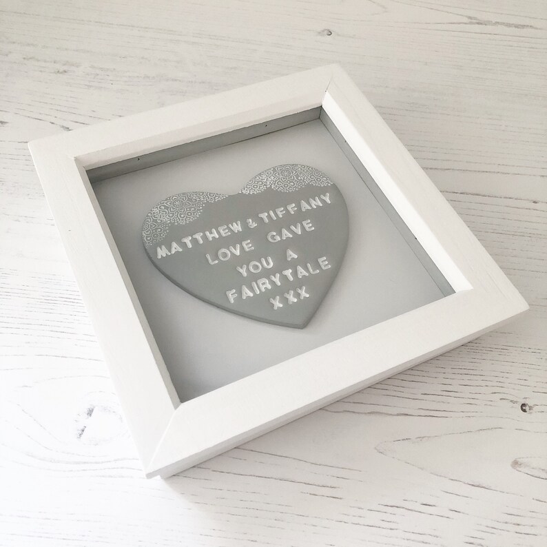 Personalised unique wedding keepsake gift for the couple Etsy