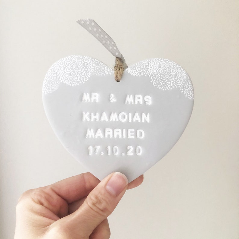 Personalised unique wedding keepsake gift for the couple Etsy