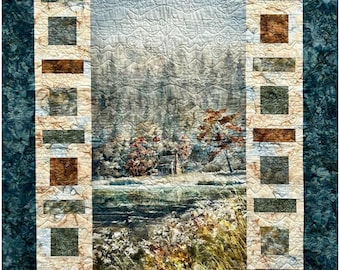 Woodland Whispers Panel Quilt Kit & Pattern