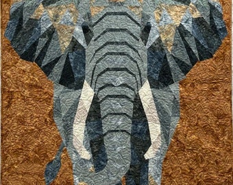 Elephant Abstractions Kit  - Pattern and Binding Included