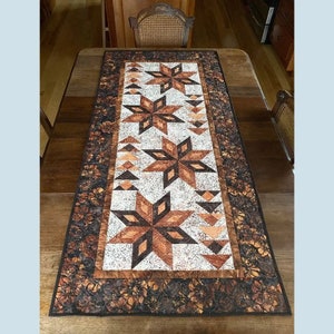 Star Bright Table Runner Kit - Precision Cut, Ready to Sew, Quilt Kit