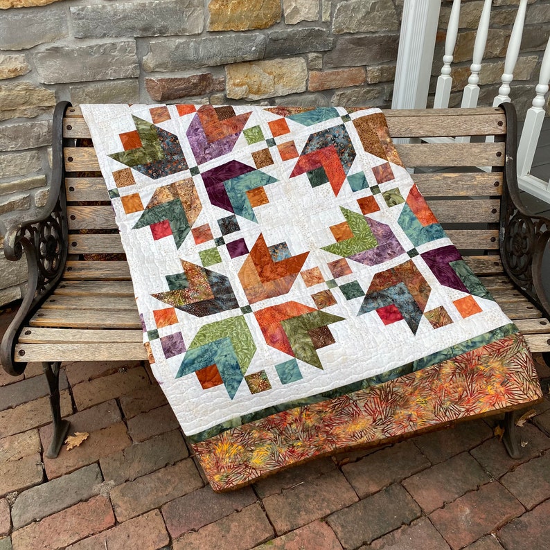 Harvest Twin Quilt Kit Ready to Sew Precut Quilt Kit Etsy