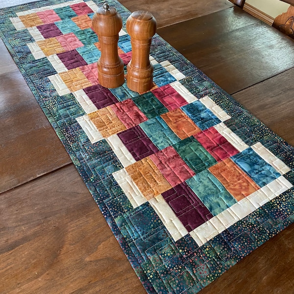 Batik Table Runner Etsy