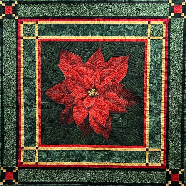 Poinsettia Kit & Pattern (Roja's Red Dream Pattern)