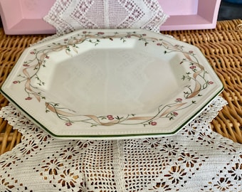 Johnson brothers eternal beau hexagonal dinner plate