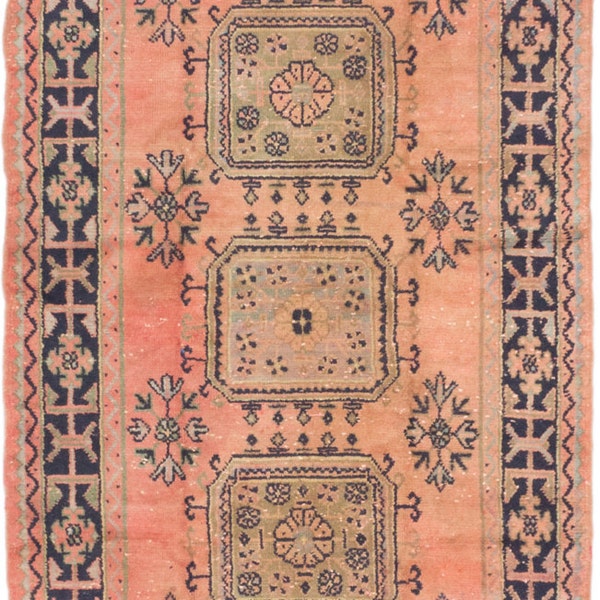 Vintage Turkish Rug, 4'9" x 10'9" / Reserved for Kayla