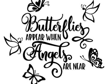 Angels Butterflies Etsy