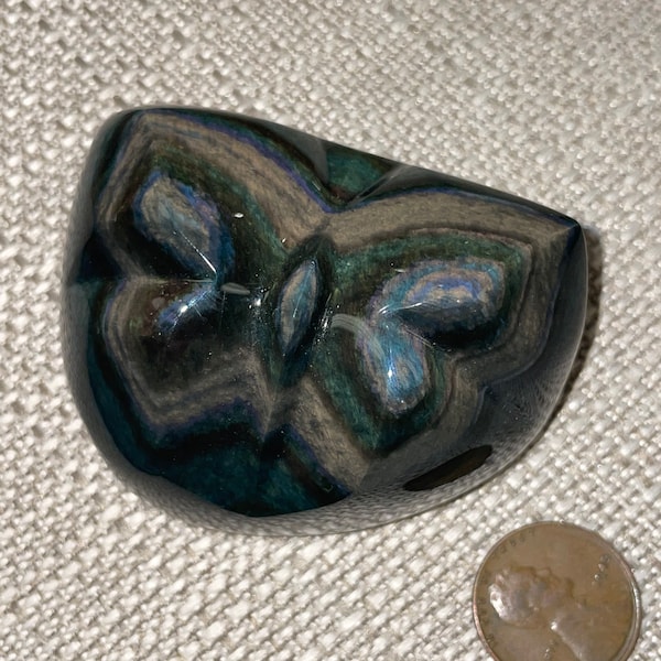 Rainbow Obsidian Butterfly