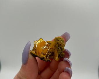 Wulfenite with Mimetite