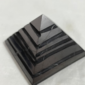 Carved Shungite Pyramid