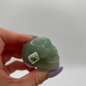 Green Aventurine Skull