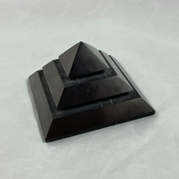 Shungite Carved Pyramid