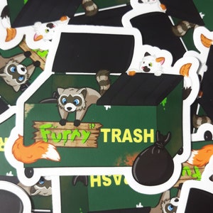 Furry Trash Sticker