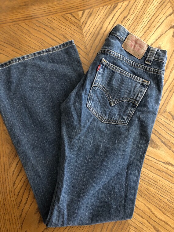 Levis bell bottom jeans vintage 1990s size 5 | Etsy