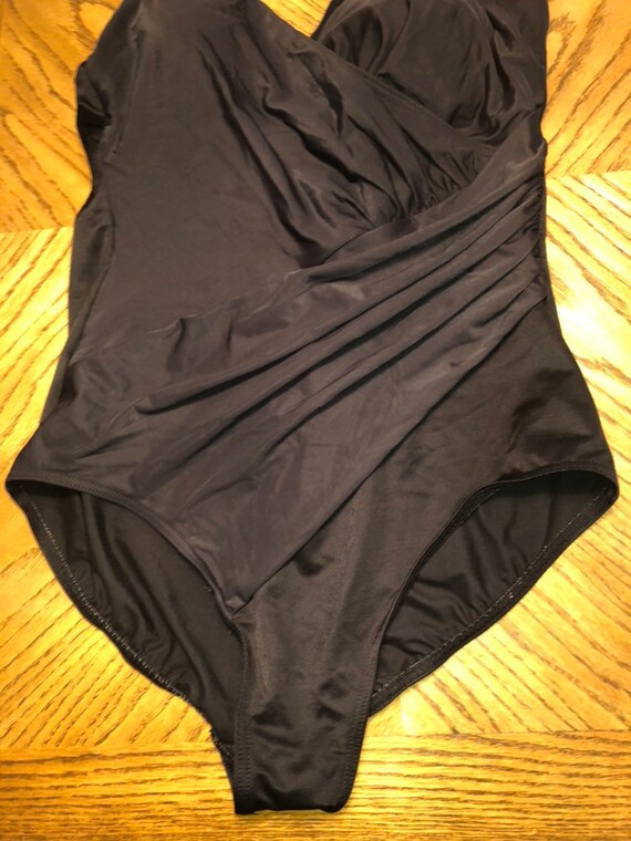 black swimsuit size 18