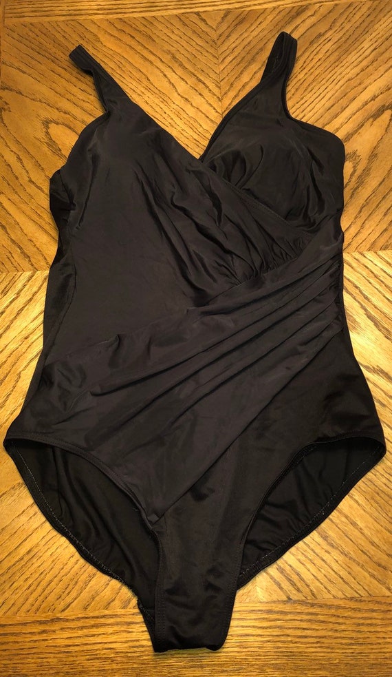 black swimsuit size 18