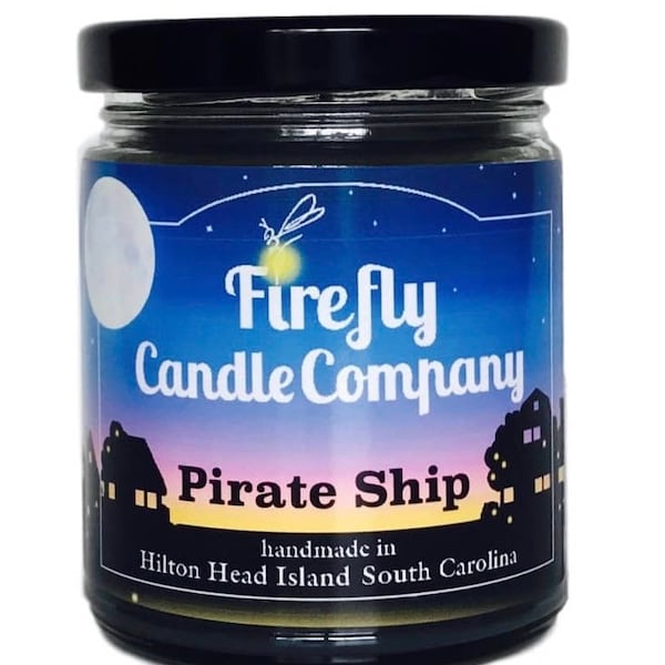 Pirate Ship Candle Etsy