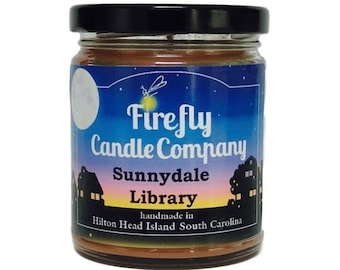 Sunnydale Library Candle- Buffy the Vampire Slayer Inspired Candle-8oz