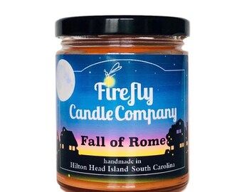 Fall of Rome Candle- Rome Burning- Disney Inspired candles 8oz