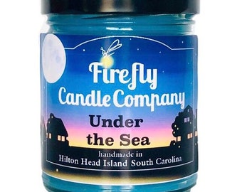 Under the Sea Candle- The Little Mermaid inspired Candle- 8oz