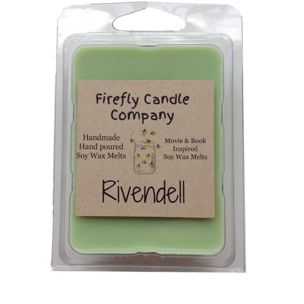 Rivendell Soy Wax Melts- Soy Wax Tarts- Lord of the Rings inspired Candles- The Hobbit inspired Candles- The Shire- Book inspired candles