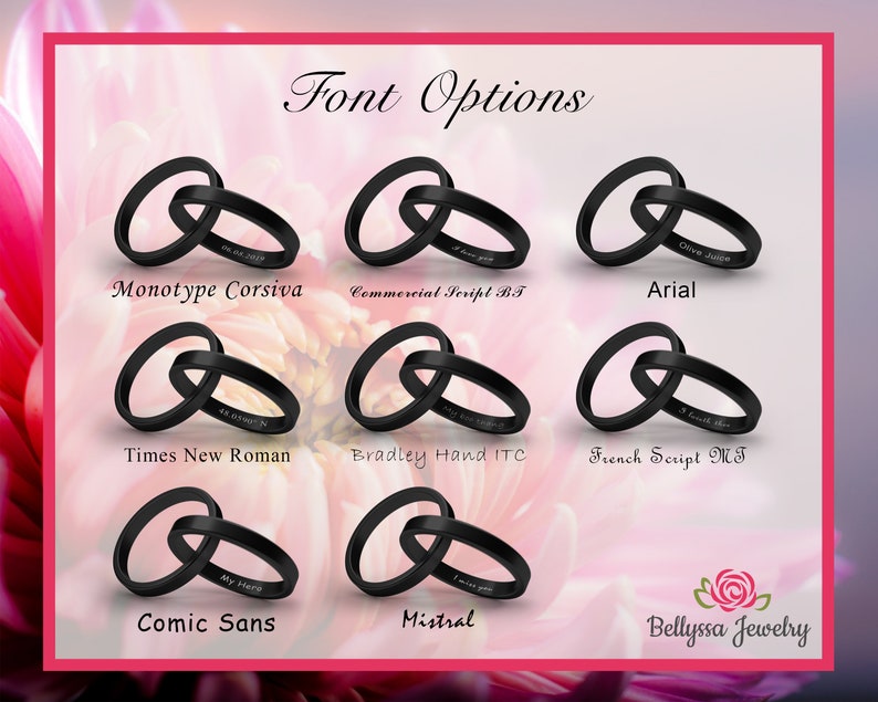 Rings for Women Engagement Ring Black Tungsten Wedding Ring 8mm Mens Wedding Band Silver Promise Ring Rings for Men