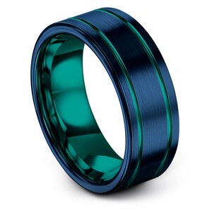36 Hombres 8 Mm Anillo De Carburo De Tungsteno Negro Dibujo 36 Hombres 8 Mm Anillo De Carburo De Tungsteno Negro Dibujo