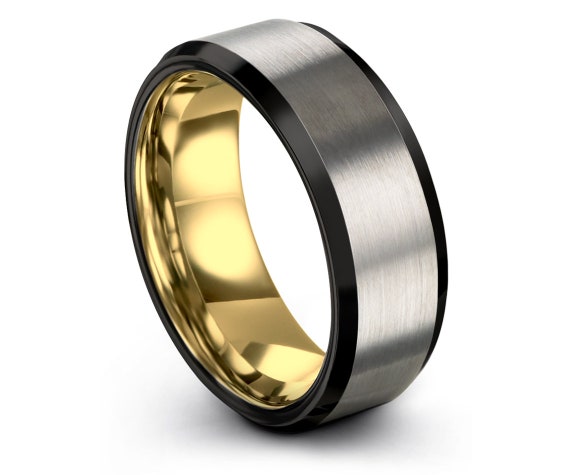 Brushed Tungsten Wedding Band Men,Silver Tungsten Ring 8mm,Tungsten Carbide Ring,Personalized Ring,Unique Ring,Promise Ring For Him