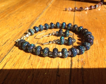 Beautiful Blue Bracelet Set